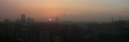 10 ShanghaiSkylineSunset 15x5