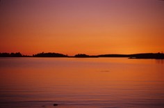 a lake huron sunset